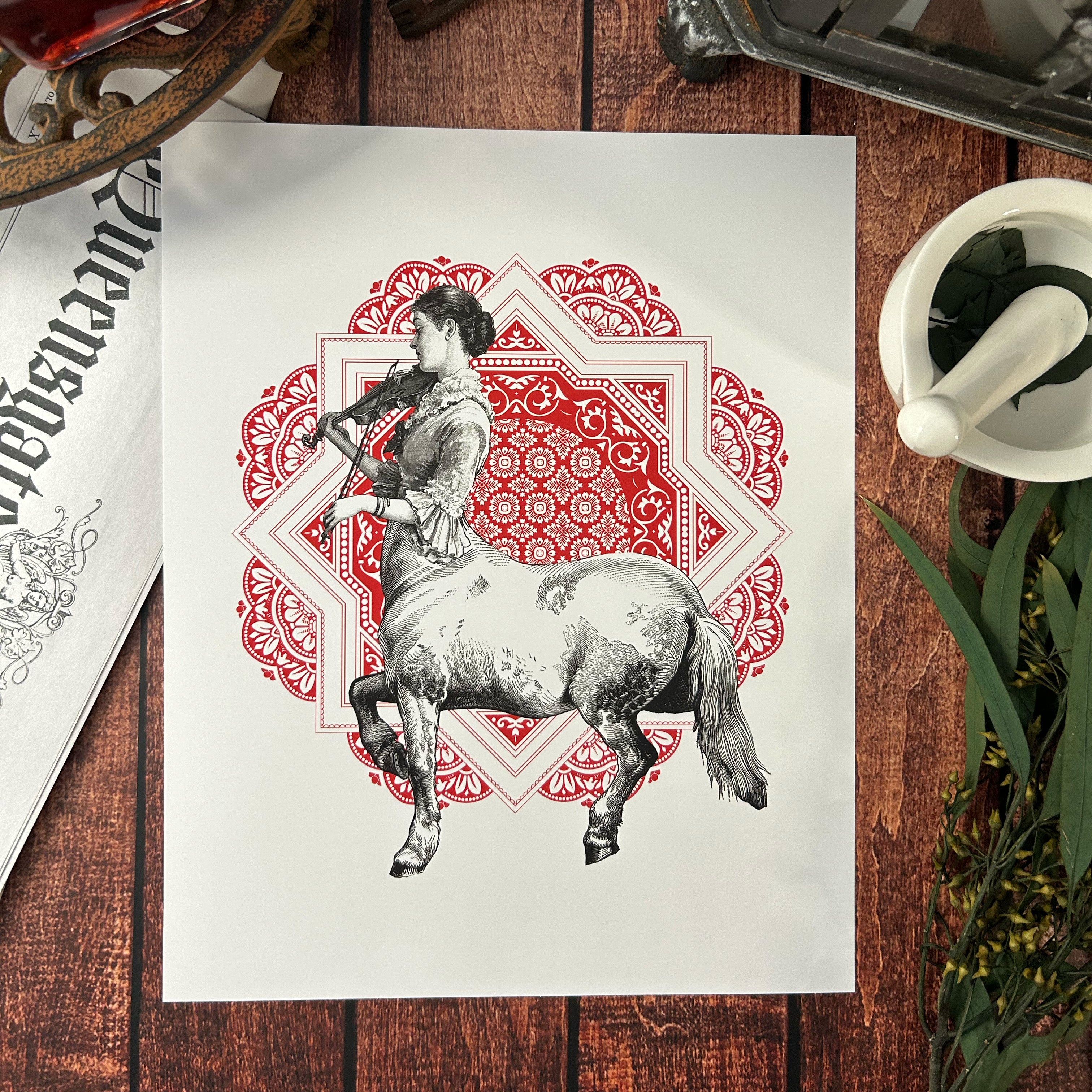 Plate No. 12 – The Musical Genius of the Centaurs of Europa Pt. I