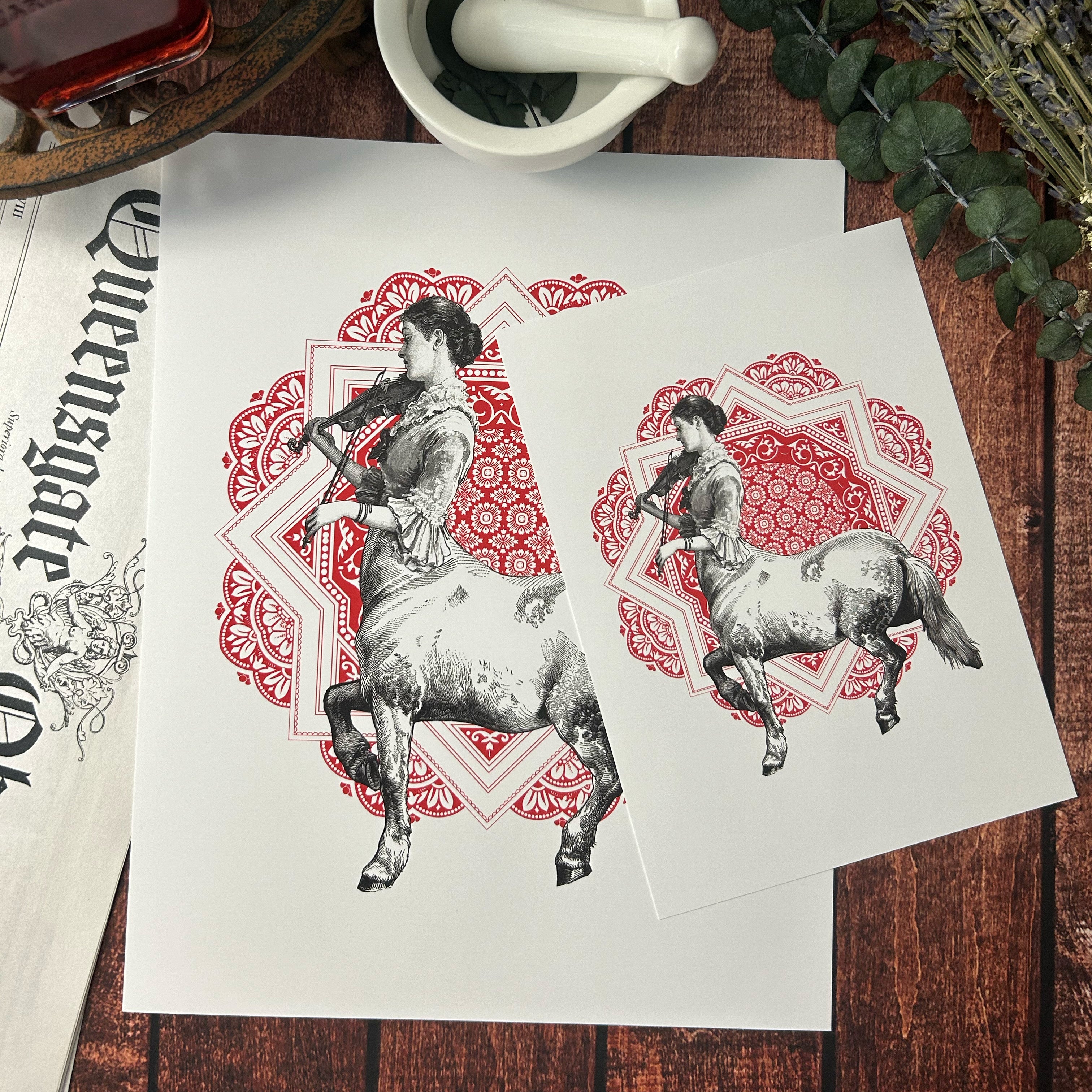 Plate No. 12 – The Musical Genius of the Centaurs of Europa Pt. I