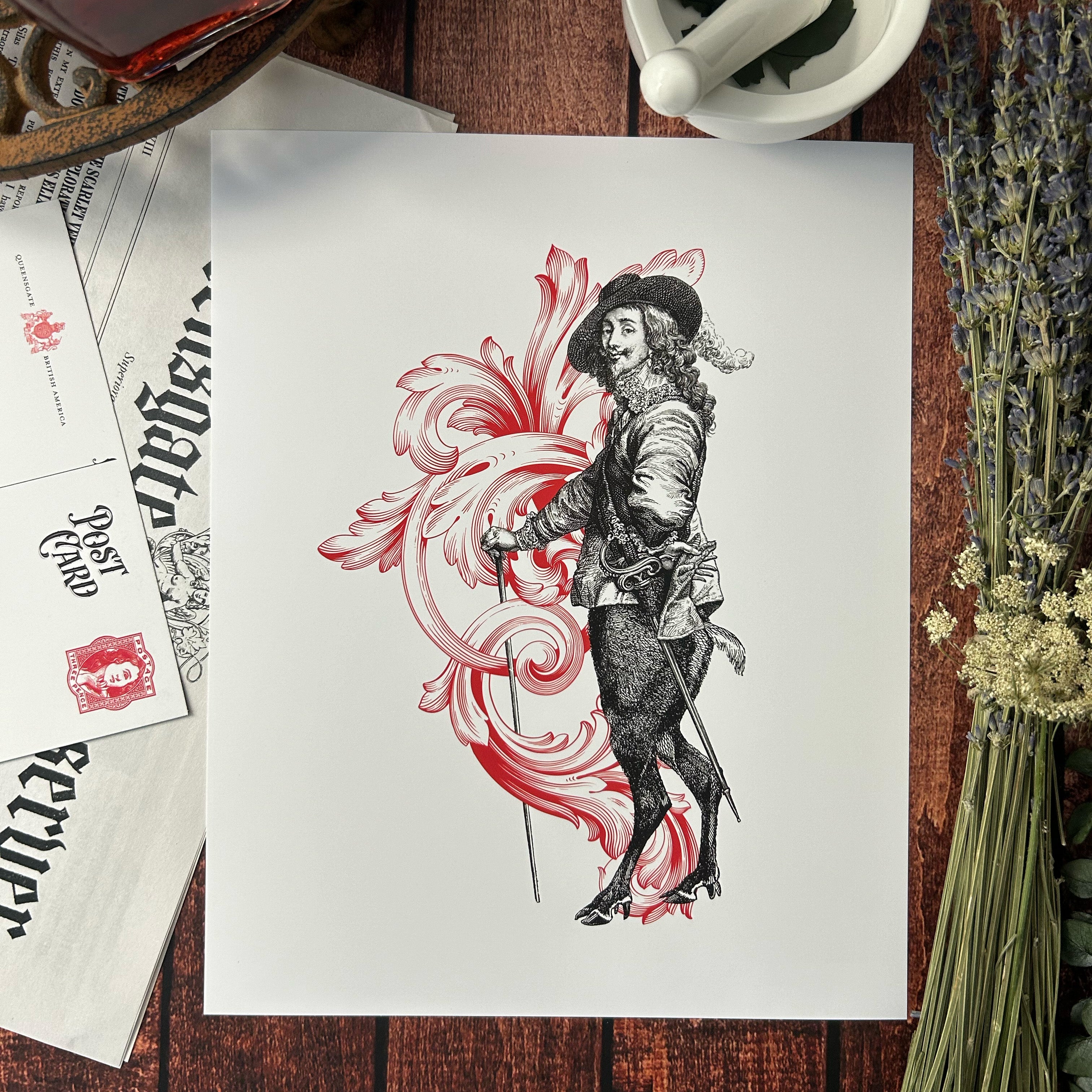 Plate No. 17 – Les Satyres de Normandie