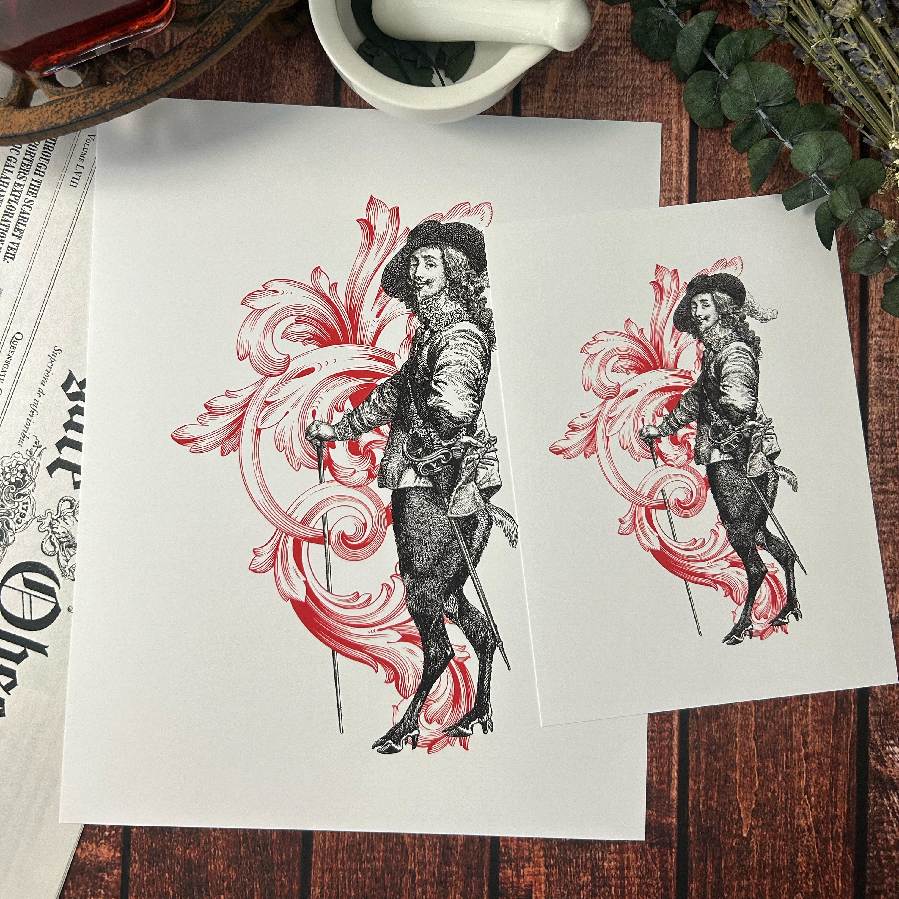 Plate No. 17 – Les Satyres de Normandie