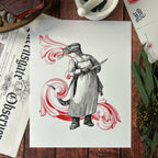 Plate No. 4 – The Villainy of Morbus the Butcher