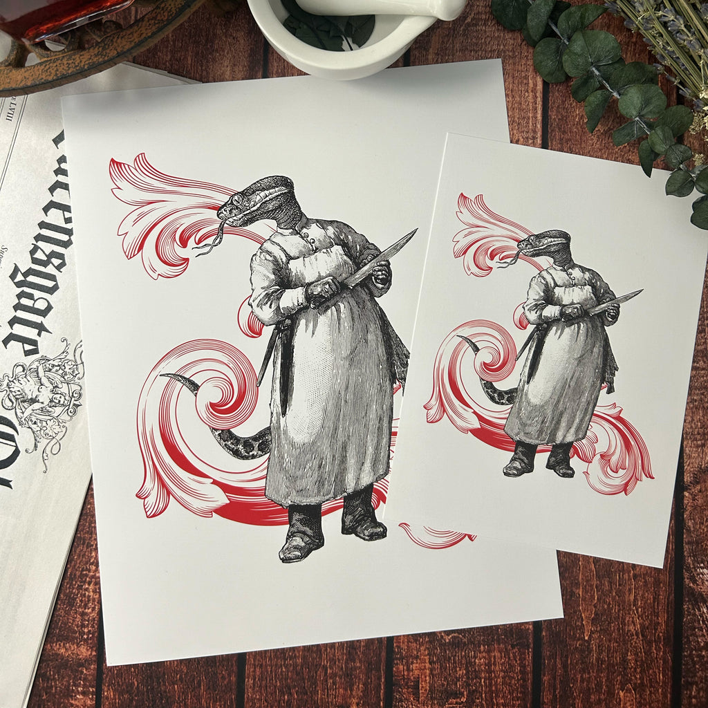 Plate No. 4 – The Villainy of Morbus the Butcher