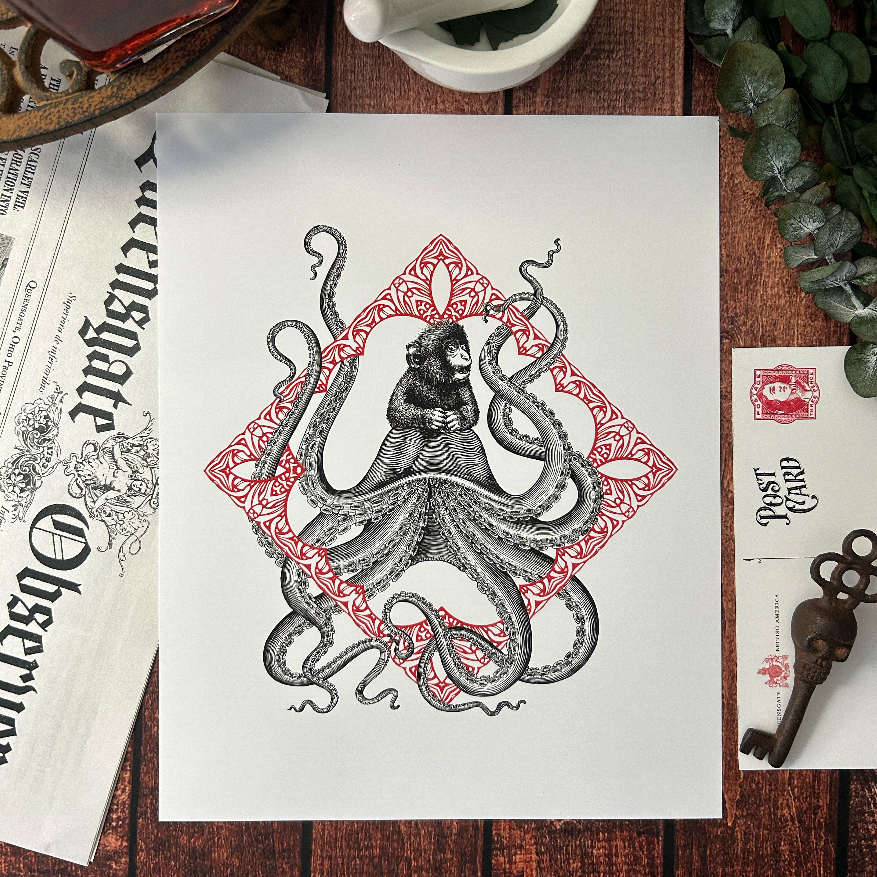 Plate No. 8 – The Miraculous Creation of the Sea Monkeys