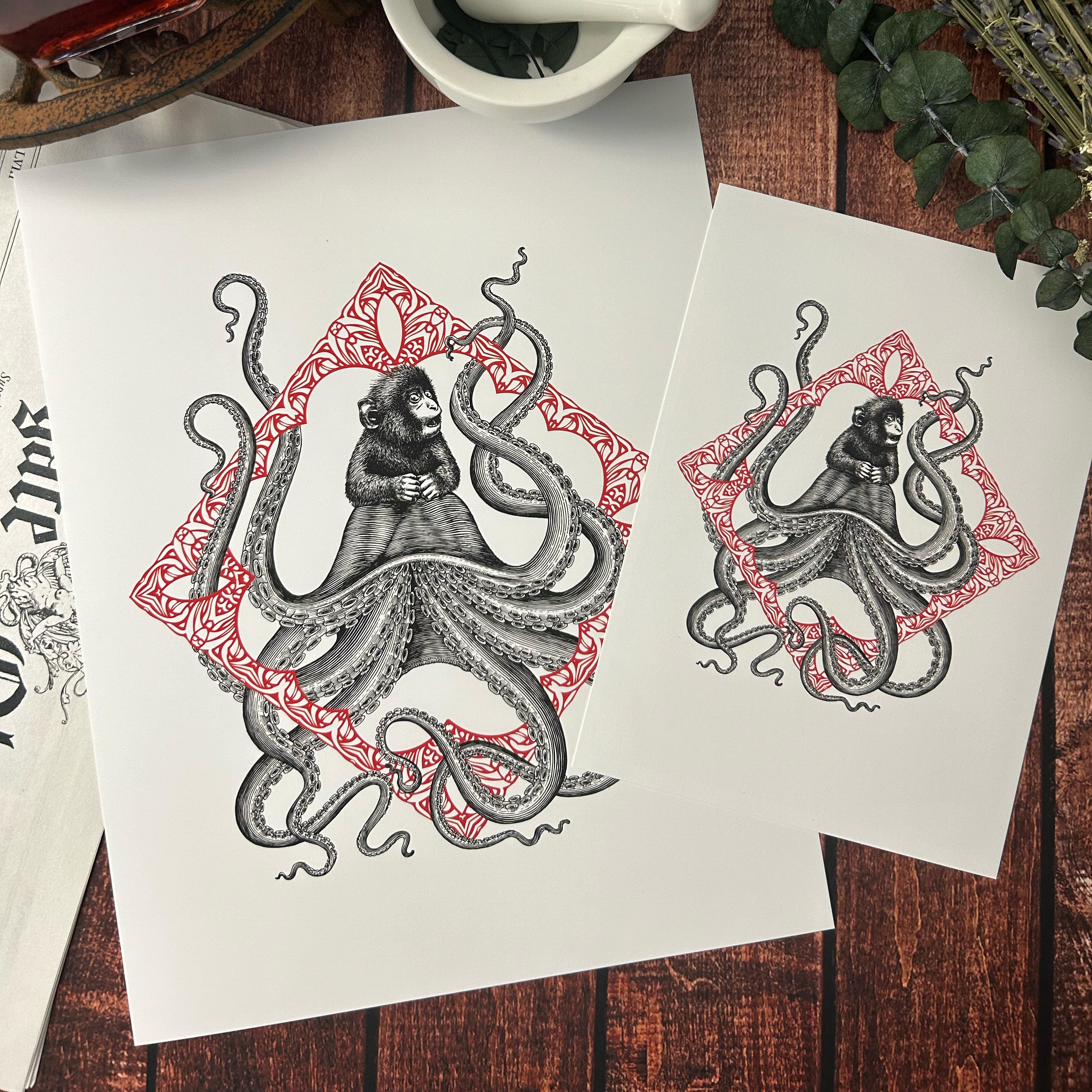 Plate No. 8 – The Miraculous Creation of the Sea Monkeys